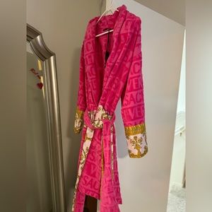 Authentic Versace Robe Pink small